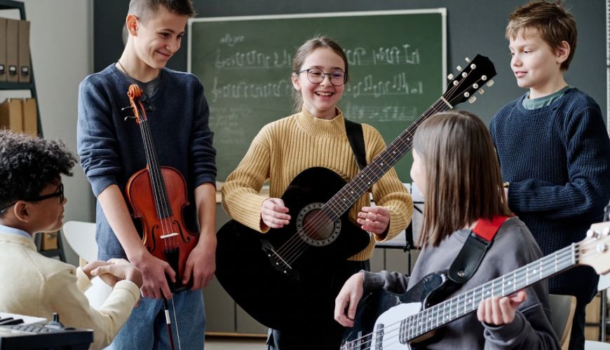 Ensemble Practice at a Music Institute